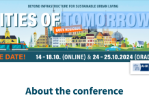 Cities of Tomorrow 24-25 octombrie 2024 la Oradea