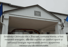 O grădiniță din comuna Manta, raionul Cahul, a ajuns să aibă factură zero la energia electrică, datorită energiei solare